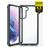 ITSkins SupremeClear Coque Samsung Galaxy S21 Plus Coque arrière Rigide Anti-Chocs - Transparent / Noir