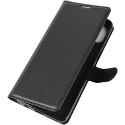 Mobigear Classic Housse Motorola Moto G 5G Plus Etui Porte-Monnaie - Noir