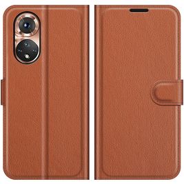 Mobigear Classic Housse HONOR 50 Etui Porte-Monnaie - Marron