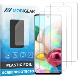 Mobigear Samsung Galaxy A71 Protection d'écran Film - Compatible Coque (Lot de 3)