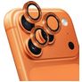 Mobiparts Camera Lens iPhone 17 Pro Aluminum Protection Objectif Caméra - Compatible Coque - Orange Gold