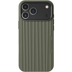 Nudient Bold Coque iPhone 17 Pro Max MagSafe Coque arrière Rigide - Olive Green