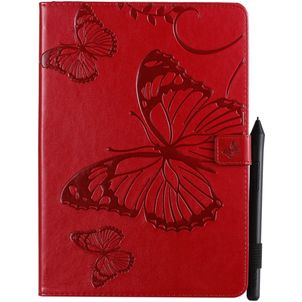 Mobigear Butterfly Coque iPad 8 (2020) Etui + Porte-crayon - Rouge