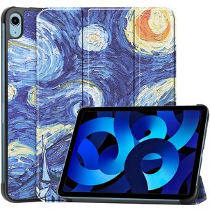 Mobigear Tri-Fold Coque iPad 10 (2022) Etui - Starry Sky