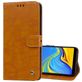 Mobigear Wallet Housse Samsung Galaxy J6 Plus Etui Porte-Monnaie - Cognac
