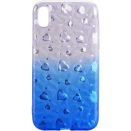 Mobigear Design Coque iPhone XS Max Coque arrière en TPU Souple - Bleu