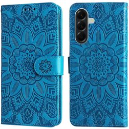 Mobigear Sunflower Housse Samsung Galaxy A57 Etui Porte-Monnaie - Bleu