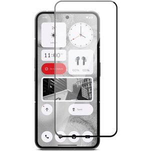 Mobigear Premium Nothing Phone (2a) Verre trempé Protection d'écran - Compatible Coque - Noir