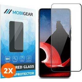 Mobigear Premium Motorola ThinkPhone Verre trempé Protection d'écran - Compatible Coque - Noir (Lot de 2)