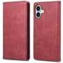 Mobigear Wallet Housse iPhone 16 Etui Porte-Monnaie - Rouge