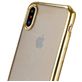 Mobigear Royal Coque iPhone XR Coque arrière en TPU Souple - Transparent / Rose doré