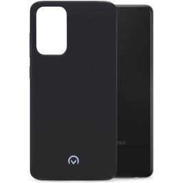 Mobilize Rubber Gelly Coque Samsung Galaxy A52 Coque arrière en TPU Souple - Matt Black