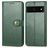Mobigear Snap Button Google Pixel 7 Pro Étui Portefeuille - Vert