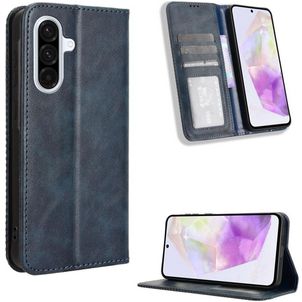 Mobigear Sensation Housse Samsung Galaxy A56 Etui Porte-Monnaie - Bleu