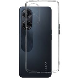 Mobiparts Classic Coque Transparente OPPO A98 Coque arrière en TPU Souple - Transparent