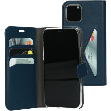 Mobiparts Classic Wallet Housse iPhone 11 Pro Etui Porte-Monnaie - Bleu