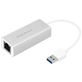 Macally U3GBA - Adaptateur USB-A vers Ethernet - Blanc