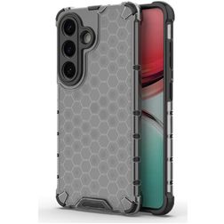 Mobigear Honeycomb Coque Samsung Galaxy S26 Coque arrière Rigide Anti-Chocs - Noir