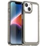 Mobigear Crystal Coque iPhone 15 Plus Coque arrière Rigide - Transparent / Gris