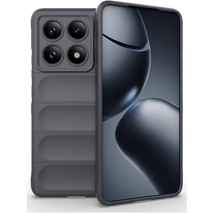 Mobigear Bumpy Xiaomi 14T Pro TPU souple Coque arrière - Gris