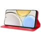 Mobigear Sensation Housse HONOR Magic 4 Lite Etui Porte-Monnaie - Rouge