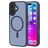 Mobiparts Hardcover Coque iPhone 17 MagSafe Coque arrière Rigide - Satin Blue
