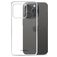 Mobilize Gelly Coque Transparente iPhone 15 Pro Coque arrière en TPU Souple - Transparent