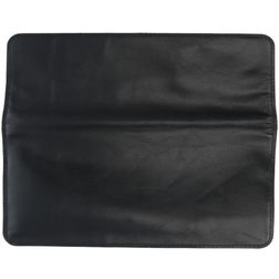 Valenta Faraday Pouch Pochette en Cuir Véritable (max 17 cm x 8 cm) - Etui à insérer - Poche téléphone - Noir