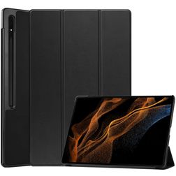 Mobigear Tri-Fold Coque Samsung Galaxy Tab S8 Ultra Etui - Noir
