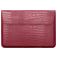 Mobigear Envelope Croco Pochette Ordinateur portable 13 Pouces Housse ordinateur - Rouge