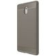 Mobigear Brushed Slim Coque Nokia 3 Coque arrière en TPU Souple - Gris