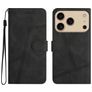 Mobigear Stitch Housse iPhone 17 Pro Max Etui Porte-Monnaie - Noir