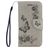 Mobigear Butterfly Housse Samsung Galaxy A5 (2017) Etui Porte-Monnaie - Gris