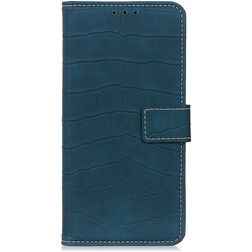 Mobigear Croco Housse Huawei P40 Etui Porte-Monnaie - Vert