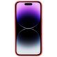 Mobiparts Coque iPhone 14 Pro Coque arrière en Silicone - Scarlet Red