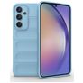 Mobigear Bumpy Coque Samsung Galaxy A35 Coque arrière en TPU Souple - Bleu