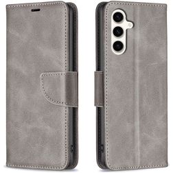 Mobigear Excellent Housse Samsung Galaxy S24 FE Etui Porte-Monnaie - Gris