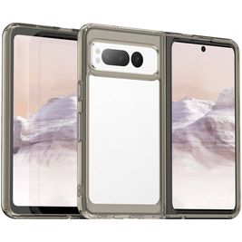 Mobigear Crystal Coque Google Pixel Fold Coque arrière Rigide - Gris