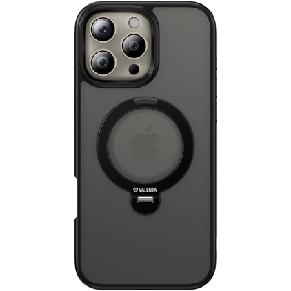 Valenta Frost Coque iPhone 16 Pro Max MagSafe Coque arrière Rigide - Noir