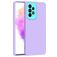 Mobigear Colors Coque Samsung Galaxy A73 Coque arrière en TPU Souple - Violet
