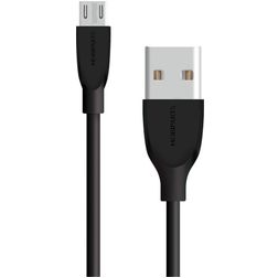 Mobiparts - Câble USB-A vers Micro USB 1 mètre - Noir