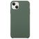 Mobigear Rubber Touch Coque iPhone 15 Coque arrière en Silicone - Vert