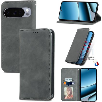 Mobigear Retro Slim Google Pixel 10 Pro XL Étui - Gris
