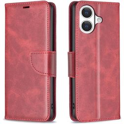 Mobigear Excellent iPhone 17 Étui Portefeuille - Rouge