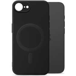 My Style Protective Flex Coque iPhone 16e MagSafe Coque arrière en TPU Souple - Noir