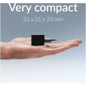 Mobilize - Double USB / USB-C Chargeur Power Delivery 30W - Noir