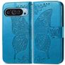 Mobigear Butterfly Housse Google Pixel 10 Etui Porte-Monnaie - Bleu