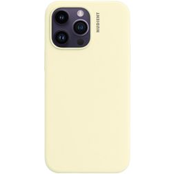 Nudient Base Coque iPhone 14 Plus Coque arrière en Silicone - Pale Yellow