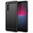 Mobigear Brushed Slim Sony Xperia 10 V TPU souple Coque arrière - Noir