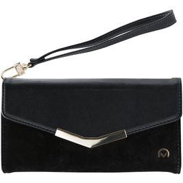 Mobilize Gelly Velvet iPhone X Détachable 2in1 Pochette - Deep Black